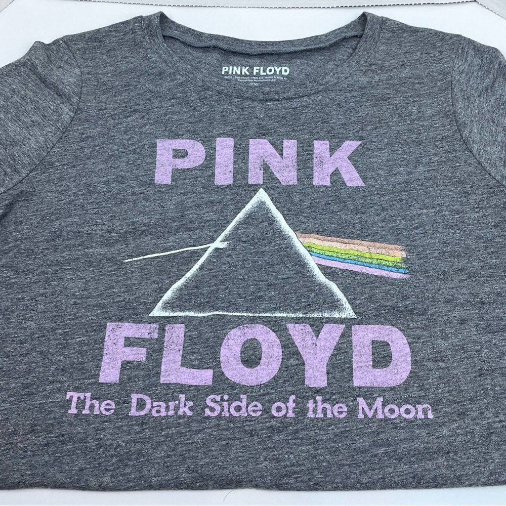 Pink Floyd Women's Dark Side of The Moon Graphic Print Tee Shirt Size XXL; Music